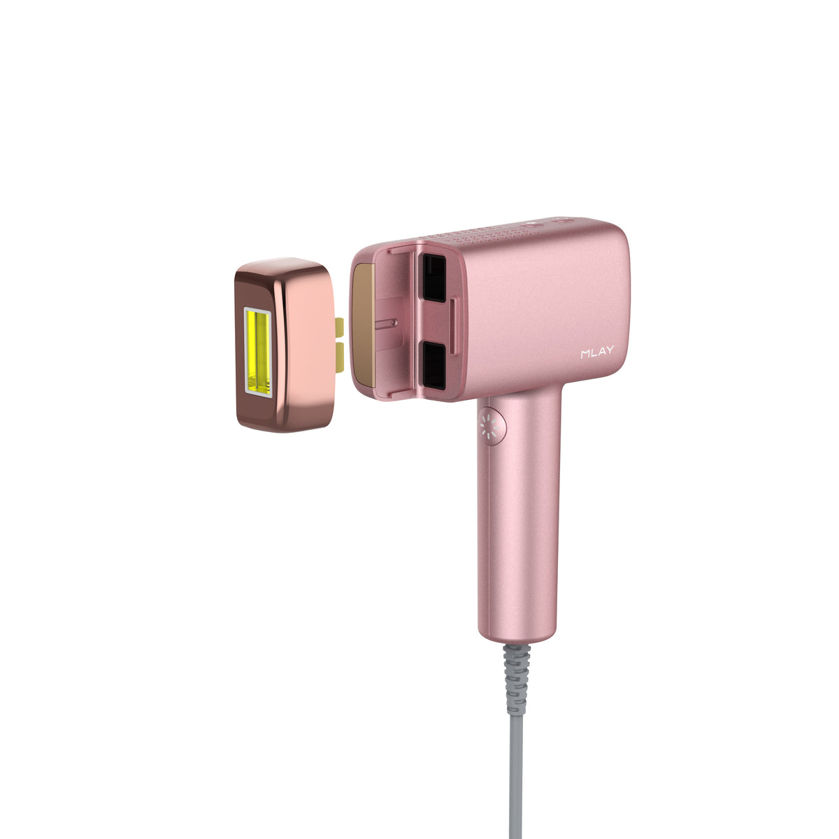 MLAY T14A Ice Cooling IPLHair Removal Device-High Energy-Replaceable Head-Rose Gold
