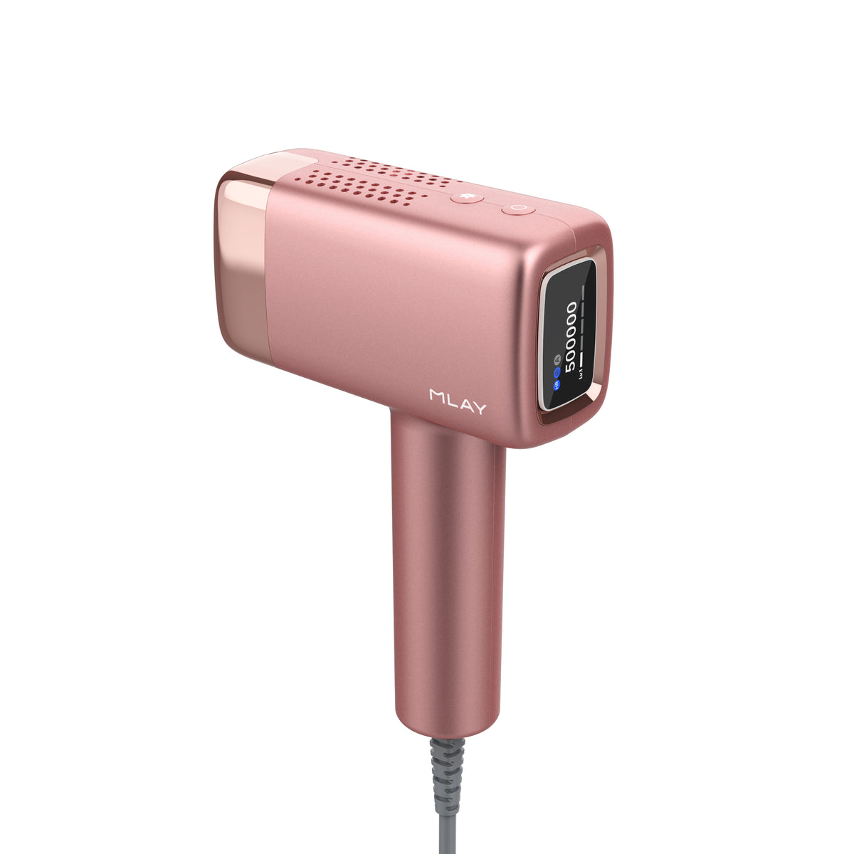 MLAY T14A Ice Cooling IPLHair Removal Device-High Energy-Replaceable Head-Rose Gold