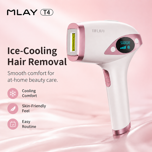 MLAY T4  Home Use IPL Hair Removal Device with Ice-Cooling System